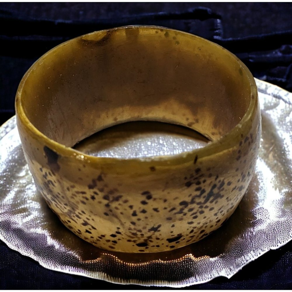 Abstract Earthy Bangle Bracelet - Picture 2 of 8